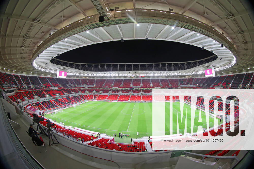 Vorschau zur Fussball Weltmeisterschaft 2022 in Katar, VAE. Al Rayyan, Qatar, das FIFA-WM-Stadion: Ahmed bin Ali Stadion, während des FIFA Arab Cup Qatar in Al Rayyan, Qatar.