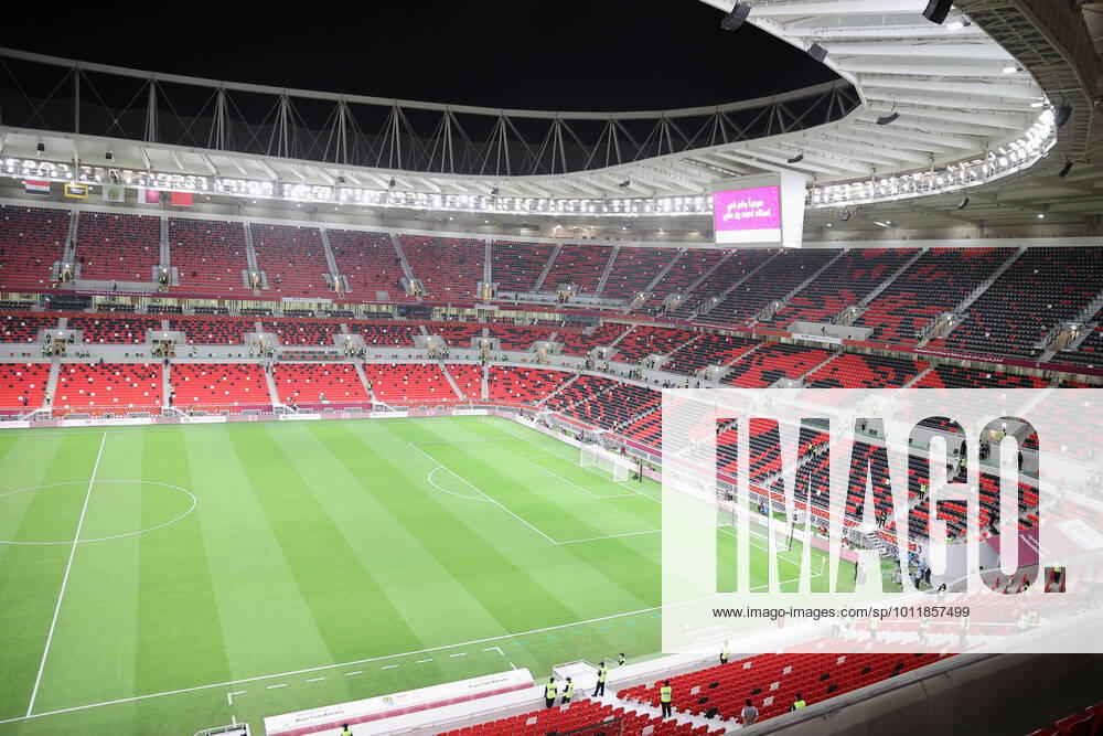 Vorschau zur Fussball Weltmeisterschaft 2022 in Katar, VAE. Al Rayyan, Qatar, das FIFA-WM-Stadion: Ahmed bin Ali Stadion, während des FIFA Arab Cup Qatar in Al Rayyan, Qatar.