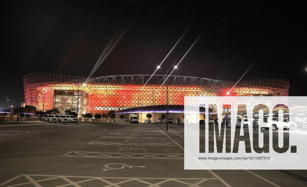 Vorschau zur Fussball Weltmeisterschaft 2022 in Katar, VAE. Al Rayyan, Qatar, das FIFA-WM-Stadion: Ahmed bin Ali Stadion, während des FIFA Arab Cup Qatar in Al Rayyan, Qatar.