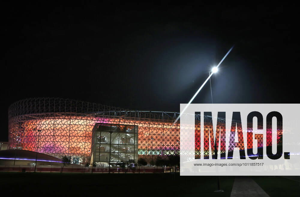Vorschau zur Fussball Weltmeisterschaft 2022 in Katar, VAE. Al Rayyan, Qatar, das FIFA-WM-Stadion: Ahmed bin Ali Stadion, während des FIFA Arab Cup Qatar in Al Rayyan, Qatar.