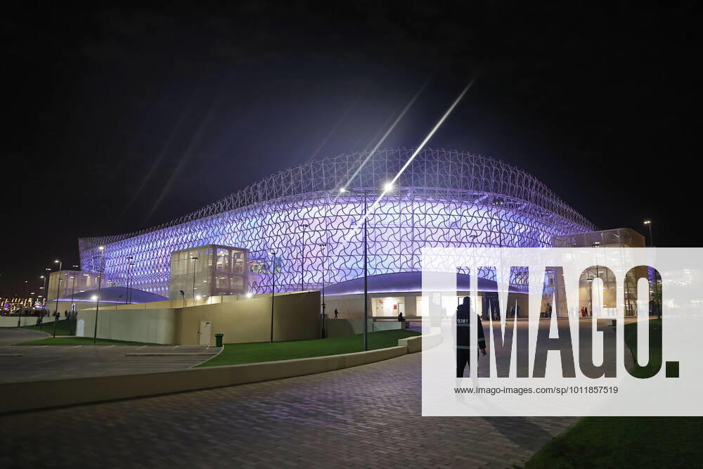 Vorschau zur Fussball Weltmeisterschaft 2022 in Katar, VAE. Al Rayyan, Qatar, das FIFA-WM-Stadion: Ahmed bin Ali Stadion, während des FIFA Arab Cup Qatar in Al Rayyan, Qatar.
