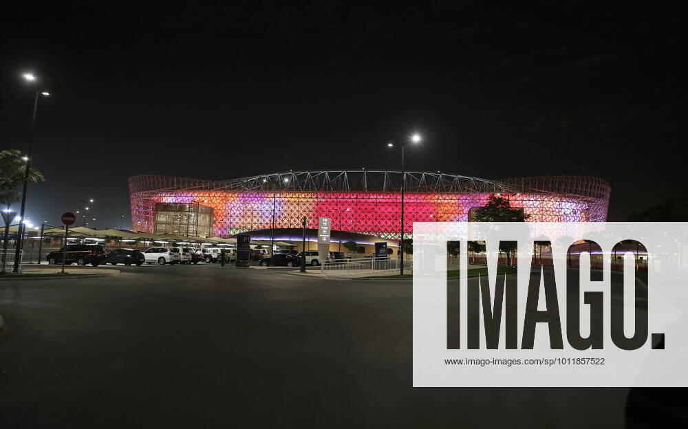 Vorschau zur Fussball Weltmeisterschaft 2022 in Katar, VAE. Al Rayyan, Qatar, das FIFA-WM-Stadion: Ahmed bin Ali Stadion, während des FIFA Arab Cup Qatar in Al Rayyan, Qatar.