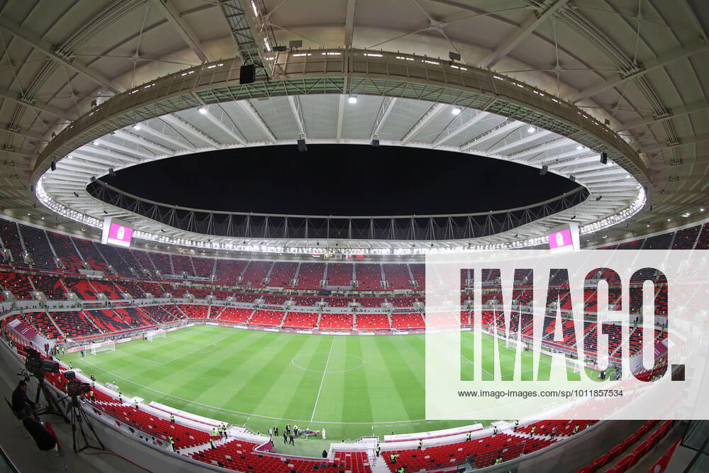 Vorschau zur Fussball Weltmeisterschaft 2022 in Katar, VAE. Al Rayyan, Qatar, das FIFA-WM-Stadion: Ahmed bin Ali Stadion, während des FIFA Arab Cup Qatar in Al Rayyan, Qatar.