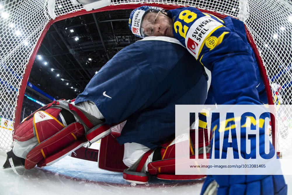 Anton Bengtsson of Sweden during the 2022 IIHF Ice hockey, Eishockey World Championship, WM, Weltmeisterschaft game between Sweden and Great Britain on May 17, 2022 in Tampere. Photo: Maxim ThorÃ BILDBYRAN kod MT MT0392 ishockey ice hockey ishockey-vm iihf ice hockey world championship sverige sweden storbritannien great britain bbeng