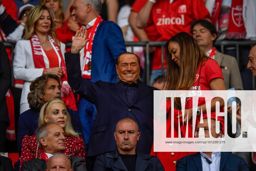 KW22 Photo Claudio Furlan LaPresse 31 May 2022 Monza (Italy) News Berlusconi s Monza promoted to Serie A for first time in club history.In the pic: Silvio Berlusconi during the party at the Brianteo Stadium