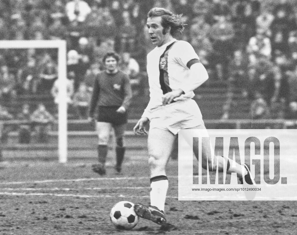 Günter Netzer Borussia Mönchen Gladbach. Aus 1. BL. Hannover 96 - BMG. 2:0 am 04.03.1972.