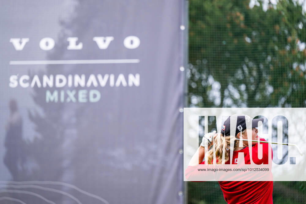 Caroline Hedwall of Sweden during the first round of the Scandinavian Mixed golf tournament on June 9, 2022 in Halmstad. Photo: Mathias Bergeld BILDBYRAN kod MB MB0395 golf scandinavian mixed day 1 bbeng sweden sverige