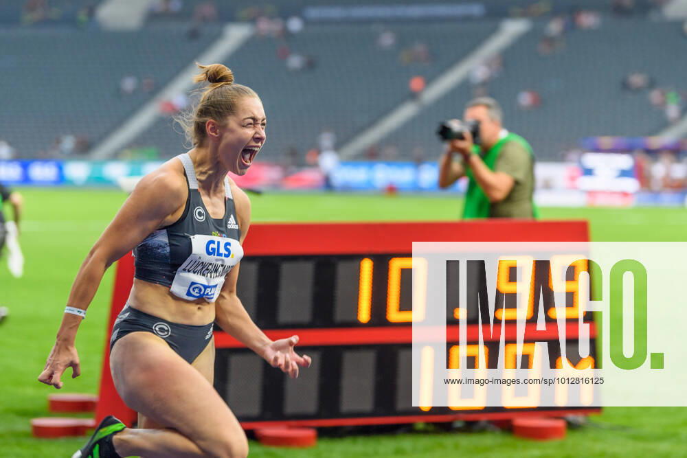 KW25 Deutsche Leichtathletik-Meisterschaften; Berlin, 25.06.2022 Gina Lueckenkemper (SCC Berlin), Deutsche Leichtathletik-Meisterschaften