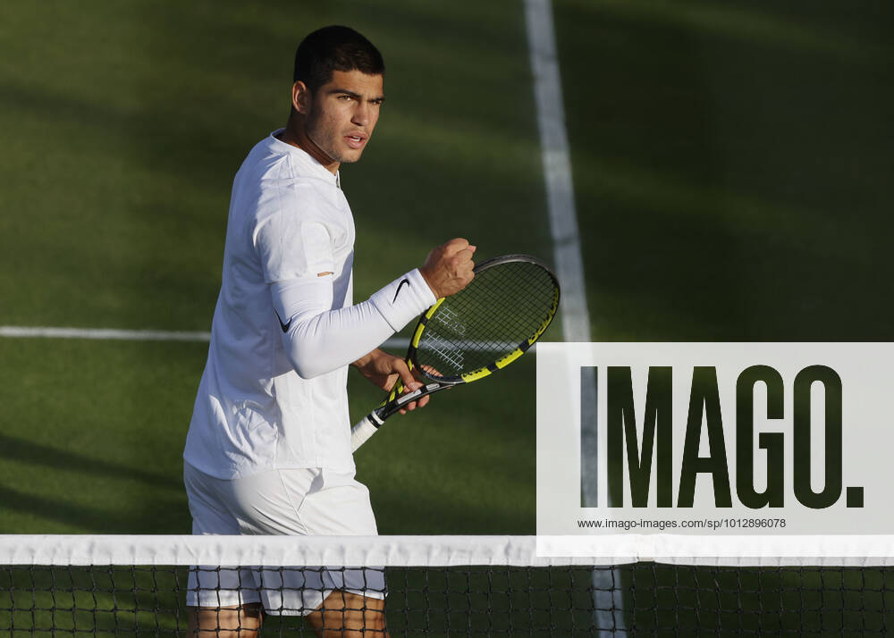 Carlos Alcaraz (ESP) Tennis - Wimbledon 2022 - Grand Slam ITF ATP, Tennis Herren WTA, Tennis Damen - AELTC - London - - Great Britain