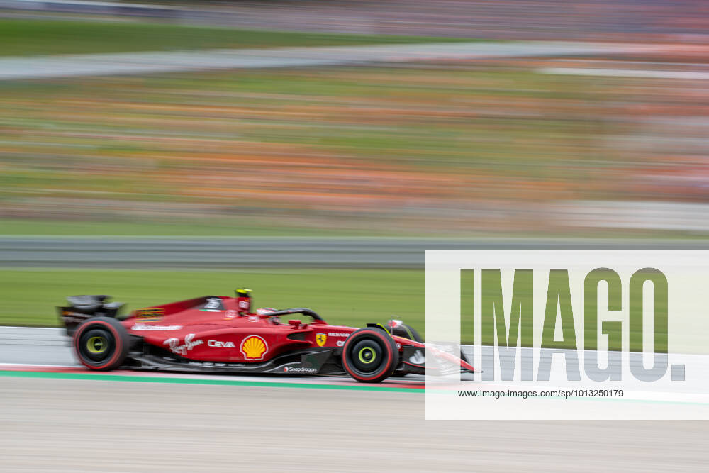 SPIELBERG, AUSTRIA: Carlos Sainz Jr, racing for the Scuderia Ferrari team during the 2022 Formula 1 Austrian Grand Prix at the Red Bull Ring in Spielberg, Austria.
