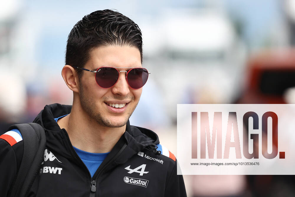 F1 Hungarian Grand Prix Esteban Ocon of Alpine arrives the circuit ahead of the Formula 1 Hungarian Grand Prix at Hungaroring in Budapest, Hungary on July 31, 2022. Budapest Hungary