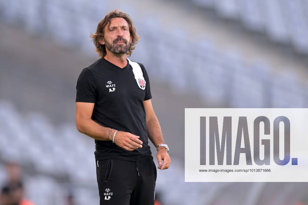 ISTANBUL - Fatih Karagumruk SK trainer coach Andrea Pirlo during the Turkish Super Lig match between Fatih Karagumruk SK and Alanyaspor at Ataturk Olimpiyat stadium on August 7, 2022 in Istanbul, Turkey. ANP Dutch Height Turkish Super Lig 2022 2023 ANPxSportx xGerritxvanxKeulenxIVx