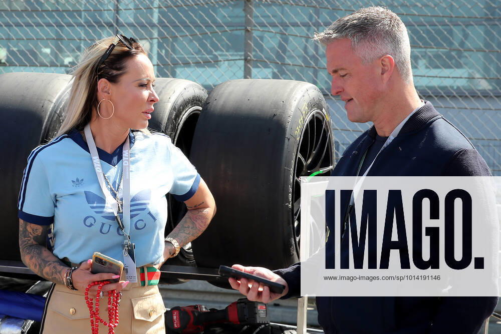 Cora Schumacher und Ralf Schumacher (ehemaliger Rennfahrer) beim DTM-Lauf auf dem Nürburgring. Copyright Thomas Pakusch