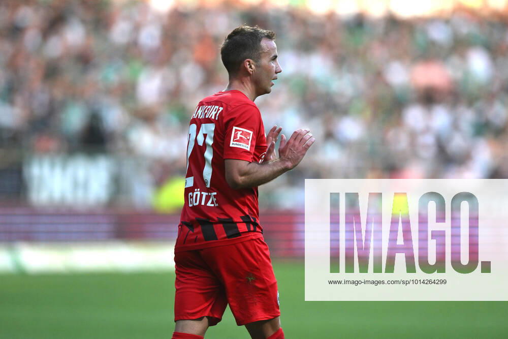 Mario Götze (Eintracht Frankfurt) 28.08.2022, Fussball GER, Saison 2022 2023, 1. Bundesliga, 4. Spieltag, SV Werder Bremen - Eintracht Frankfurt 3:4 Bremen Weserstadion Nordrhein Westfalen Deutschland