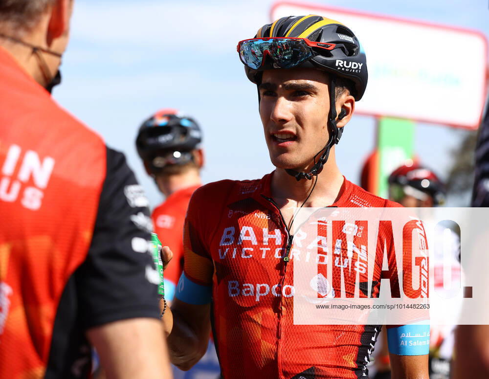 Italian Edoardo Zambanini of Bahrain Victorious pictured before stage 18 of the 2022 edition of the Vuelta a Espana , Tour of Spain cycling race, from Trujillo to Alto de Piornal (192km), Spain, Thursday 08 September 2022. DAVIDxPINTENS x43218213x