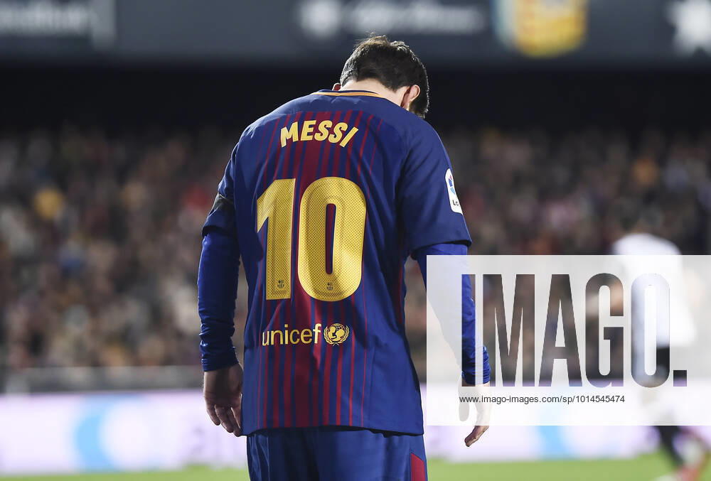 Valencia CF v FC Barcelona, Barca Copa del Rey 1 2, second-leg, Mestalla stadium, Valencia, Spain, 08 February 2018. Lionel Messi of FC Barcelona. Barcelona SPA