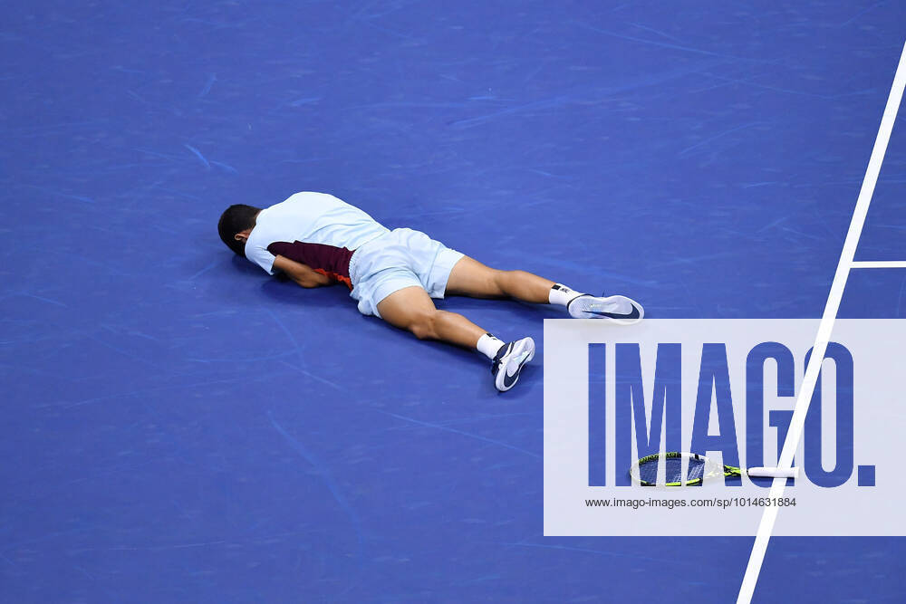 Carlos Alcaraz (Esp) defeated Casper Ruud (Nor) in the final of the US Open 2022 US Open, 2022 AntoineCouvercelle Panoramic