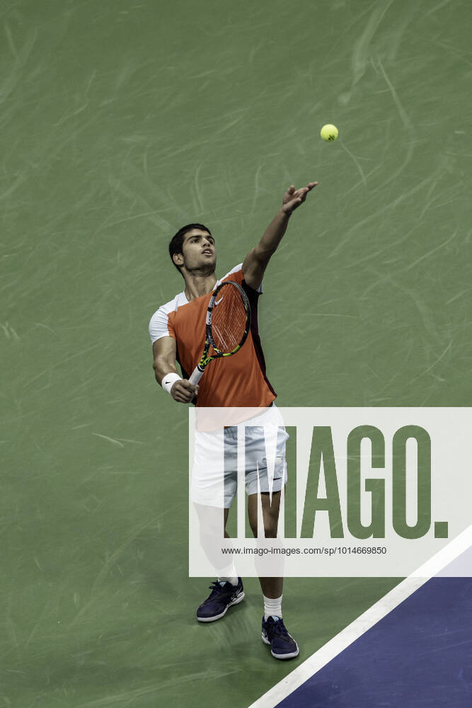 TENNIS 2022 US Open Men s Final Carlos Alcaraz (ESP) winner, competing in the men s final at the 2022 US Open. New Yrok Arthur Ashe Stadium at the Billi NY United States