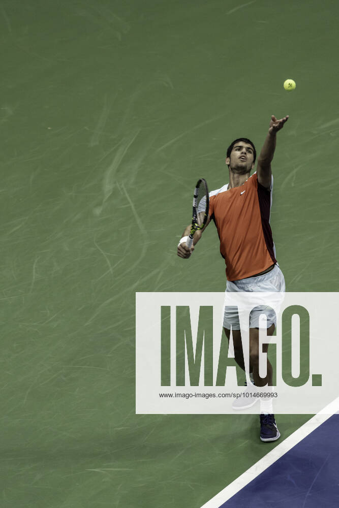 TENNIS 2022 US Open Men s Final Carlos Alcaraz (ESP) winner, competing in the men s final at the 2022 US Open. New Yrok Arthur Ashe Stadium at the Billi NY United States