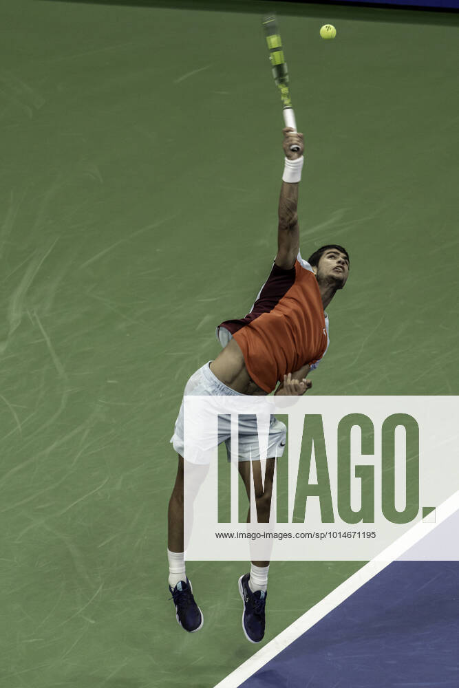 TENNIS 2022 US Open Men s Final Carlos Alcaraz (ESP) winner, competing in the men s final at the 2022 US Open. New Yrok Arthur Ashe Stadium at the Billi NY United States