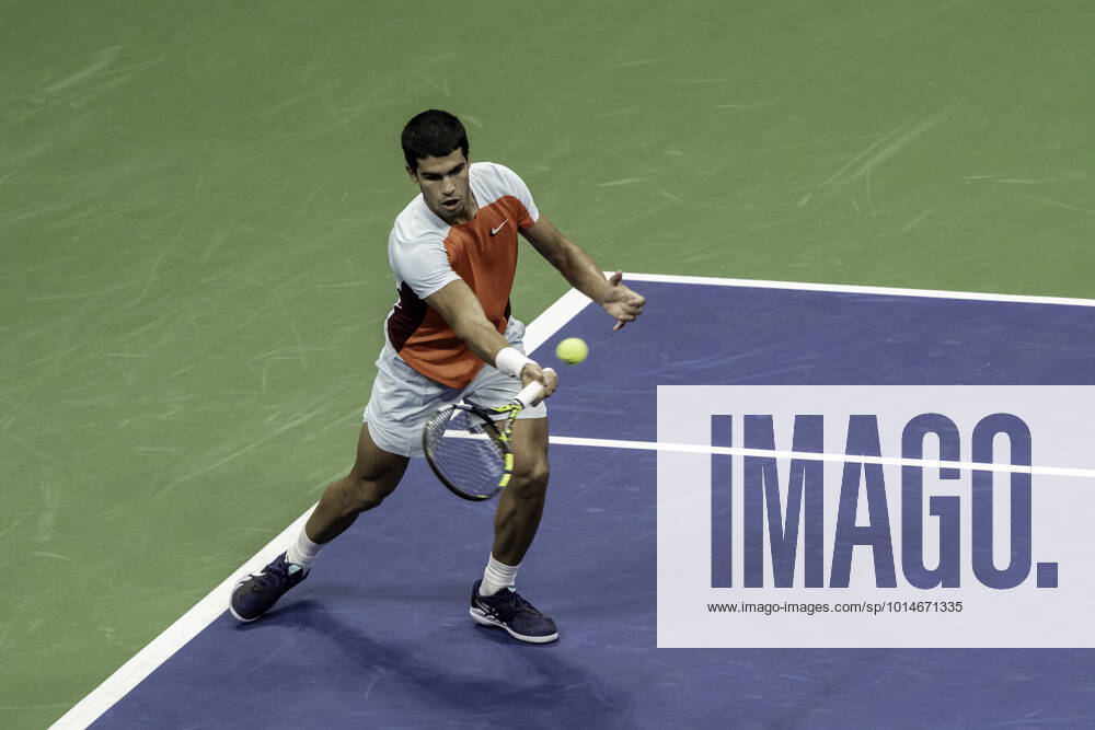 TENNIS 2022 US Open Men s Final Carlos Alcaraz (ESP) winner, competing in the men s final at the 2022 US Open. New Yrok Arthur Ashe Stadium at the Billi NY United States