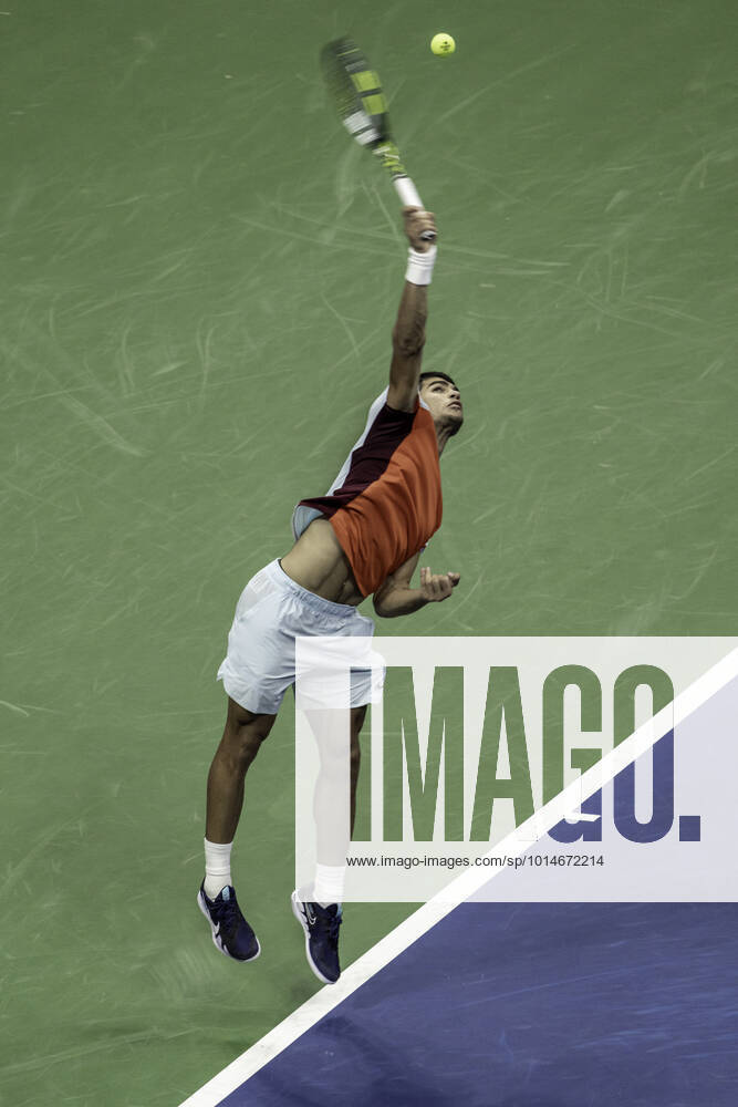 TENNIS 2022 US Open Men s Final Carlos Alcaraz (ESP) winner, competing in the men s final at the 2022 US Open. New Yrok Arthur Ashe Stadium at the Billi NY United States