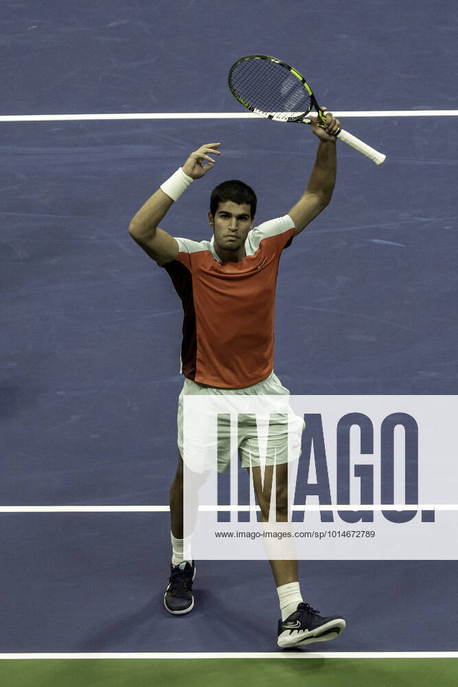 TENNIS 2022 US Open Men s Final Carlos Alcaraz (ESP) winner, competing in the men s final at the 2022 US Open. New Yrok Arthur Ashe Stadium at the Billi NY United States
