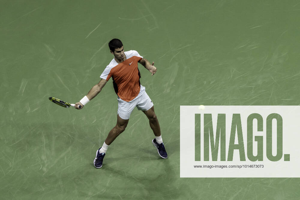 TENNIS 2022 US Open Men s Final Carlos Alcaraz (ESP) winner, competing in the men s final at the 2022 US Open. New Yrok Arthur Ashe Stadium at the Billi NY United States