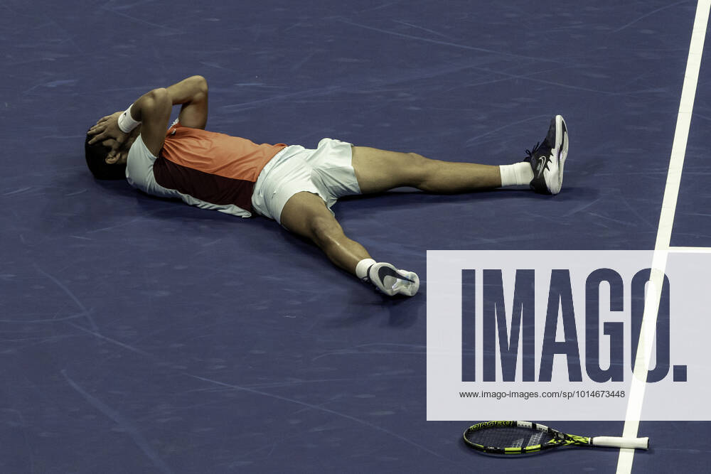 TENNIS 2022 US Open Men s Final Carlos Alcaraz (ESP) winner, competing in the men s final at the 2022 US Open. New Yrok Arthur Ashe Stadium at the Billi NY United States