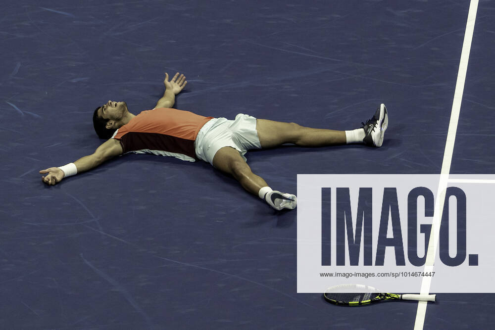 TENNIS 2022 US Open Men s Final Carlos Alcaraz (ESP) winner, competing in the men s final at the 2022 US Open. New Yrok Arthur Ashe Stadium at the Billi NY United States