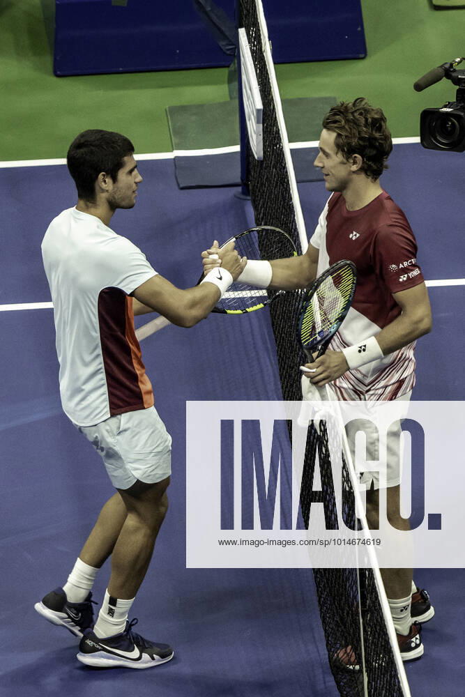TENNIS 2022 US Open Men s Final Carlos Alcaraz (ESP) winner, defeats Casper Ruud (NOR) in the men s final at the 2022 US Open. New Yrok Arthur Ashe Stadium at the Billi NY United States