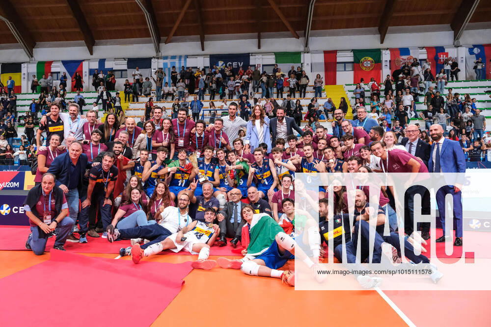Montesilvano Vasto, Italy, Montesilvano Vasto, September 25, 2022, The Italian U20 national team, Nationalteam is European Champion during U20 European Championship, EM, Europameisterschaft - First place final - Italy vs Poland - Volleyball Intenationals. Volleyball Intenationals - U20 European Championship - First place final - Italy vs Poland, Montesilvano Vasto, Italy - ZUMAl164 20220925_zsa_l164_035