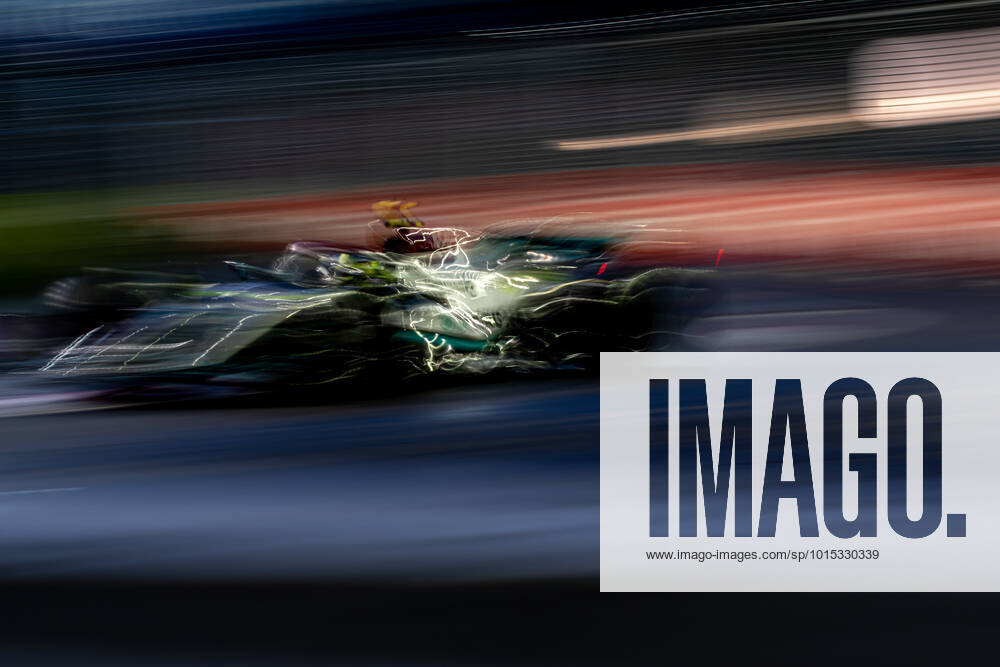 MARINA BAY, SINGAPORE: Lewis Hamilton, racing for the Mercedes AMG team during the 2022 Formula 1 Singapore Grand Prix at the Marina Bay Street Circuit in Marina Bay, Singapore.