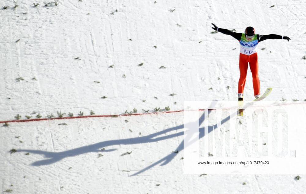 : Swiss Simon Ammann during the Ski jumping, Skispringen, Ski, nordisch large hill first round in Whistler on Saturday, 20th February LEHTIKUVA Antti Aimo-Koivisto