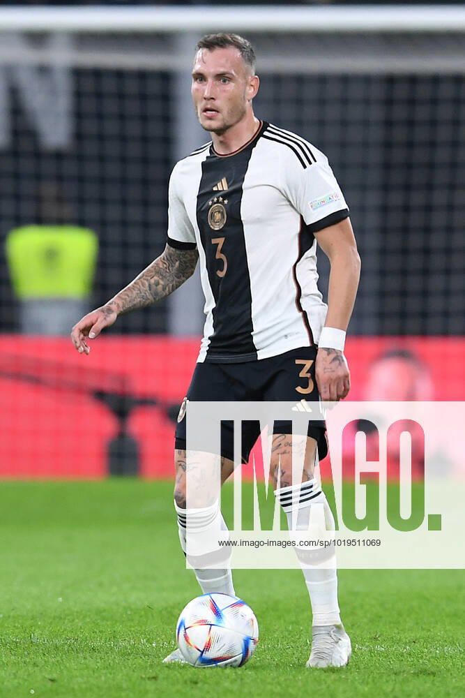 Fußball UEFA Nations League Deutschland - Ungarn am 23.09.2022 in der Red Bull Arena in Leipzig David Raum ( Deutschland ) DFB regulations prohibit any use of photographs as image sequences and or quasi-video.