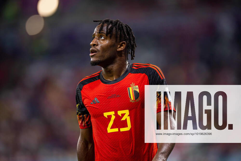 DOHA, KATAR, AHMAD BIN ALI STADIUM, PILKA NOZNA MISTRZOSTWA SWIATA W PILCE NOZNEJ KATAR 2022 ( FIFA World Cup, WM, Weltmeisterschaft, Fussball QATAR 2022 ) MECZ BELGIA - KANADA GAME BELGIUM - CANADA NZ MICHY BATSHUAYI FOTO LUKASZ SKWIOT CYFRASPORT NEWSPIX.PL --- Newspix.pl 20221123CSLS194