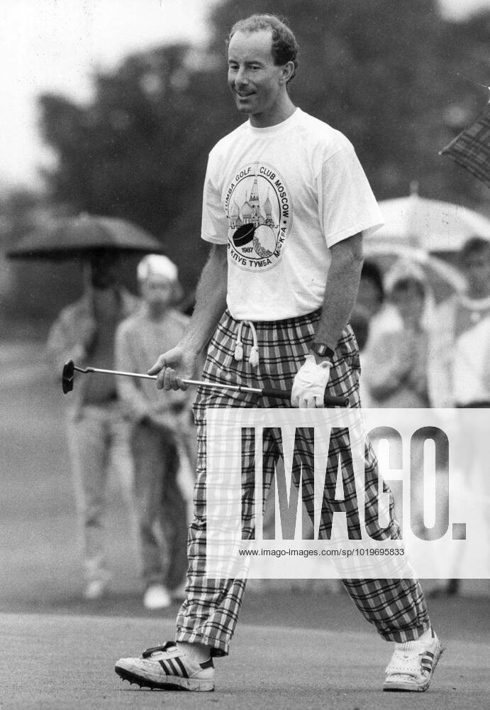 1988-07-27 Hetast i hällregnet var Ingemar Stenmark som passade pa presentera sin nya flickvän Anna-Karin. Sverige