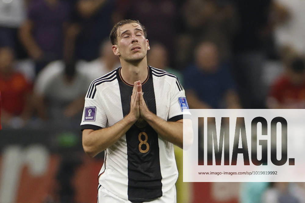 KW47 Leon Goretzka of Germany during a FIFA World Cup, WM, Weltmeisterschaft, Fussball soccer match of the group phase between Spain and Germany at Al Bait stadium in Al Khor, Qatar, 27 November 2022. World Cup: Spain vs. Germany !ACHTUNG: NUR REDAKTIONELLE NUTZUNG!