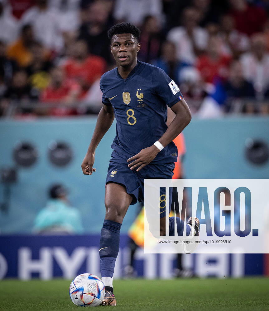 France vs Tunisia Tchouameni in action during France vs Tunisia at Education Stadium in Doha, Catar, today November 30, 2022.