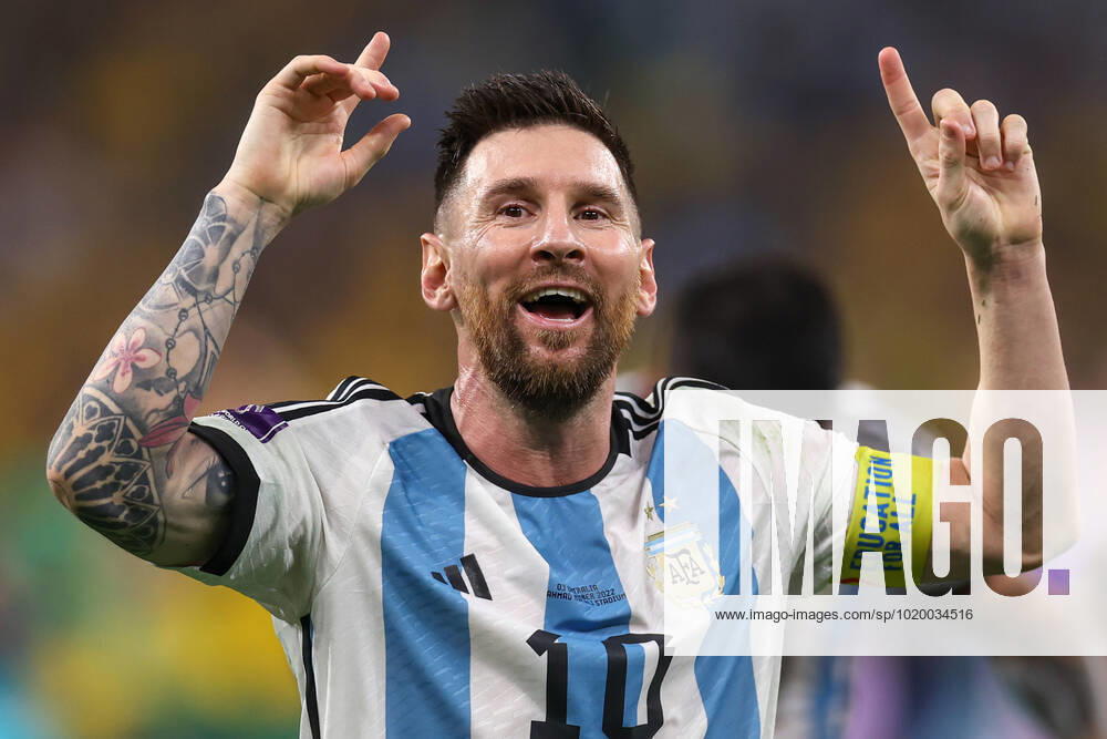 DOHA, CATAR, 03.12.2022 - ARGENTINA-AUSTRALIA - Lionel Messi jogador da Argentina durante partida contra Australia valido pela oitavas de final da Copa do Mundo do Catar no Ahmad Bin Ali Stadium (AAS) em Doha no Catar. DOHA QATAR - ZUMAv122 20221203_zap_v122_036
