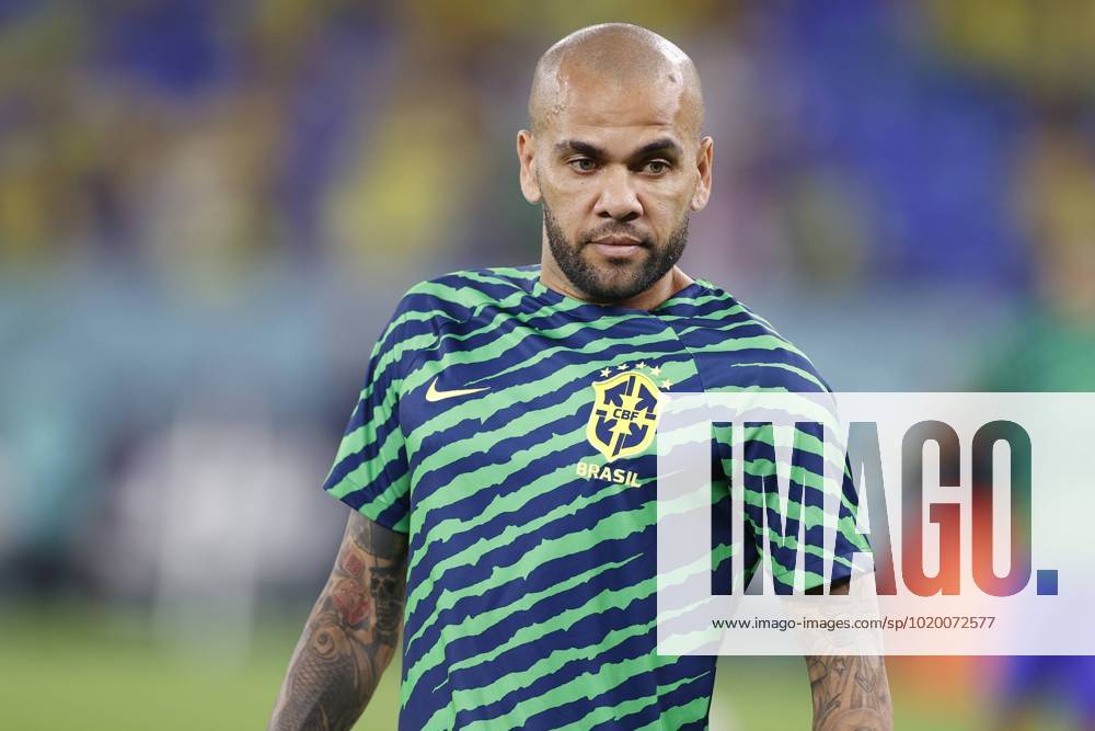 DOHA, 05-12-2022, Stadium , World Cup 2022 in Qatar , Round of 16, game between Brazil and South Korea. Dani Alves Brazil - South Korea x19452732x