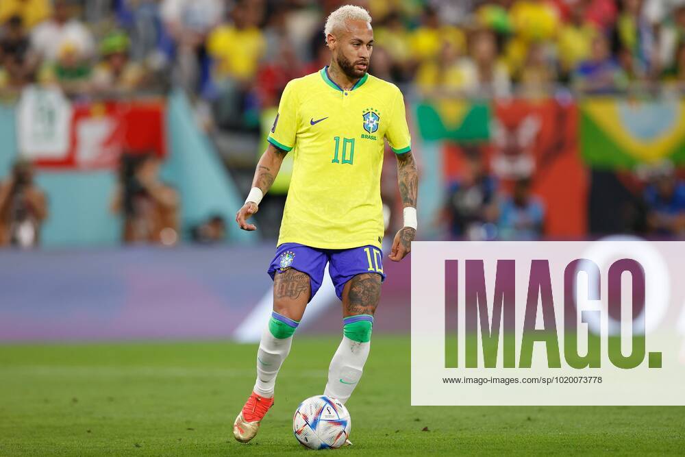 DOHA, 05-12-2022, Stadium , World Cup 2022 in Qatar , Round of 16, game between Brazil and South Korea, Brazil player Neymar Brazil - South Korea x19453219x
