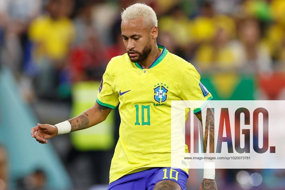 DOHA, 05-12-2022, Stadium , World Cup 2022 in Qatar , Round of 16, game between Brazil and South Korea, Brazil player Neymar Brazil - South Korea x19453221x