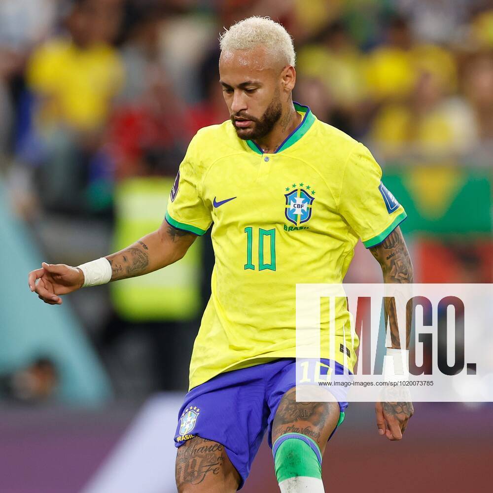 DOHA, 05-12-2022, Stadium , World Cup 2022 in Qatar , Round of 16, game between Brazil and South Korea, Brazil player Neymar Brazil - South Korea x19453222x