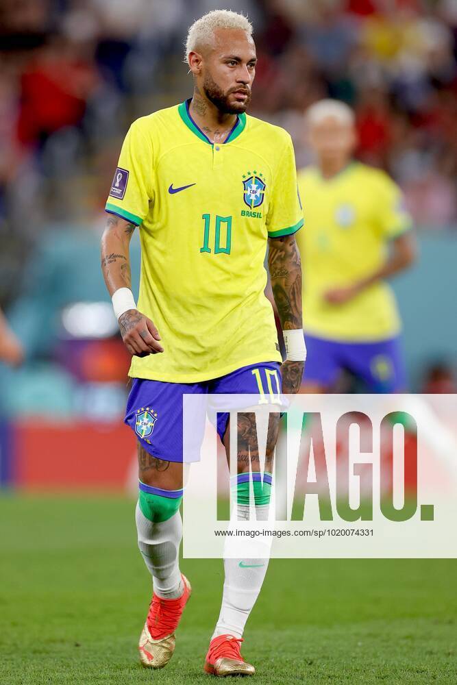 DOHA, 05-12-2022, Stadium , World Cup 2022 in Qatar , Round of 16, game between Brazil and South Korea, Brazil player Neymar Brazil - South Korea x19453267x