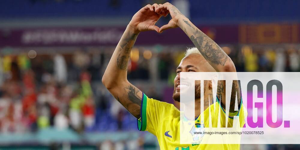 DOHA, 05-12-2022, Stadium , World Cup 2022 in Qatar , Round of 16, game between Brazil and South Korea, Brazil player Neymar after the match Brazil - South Korea x19454455x