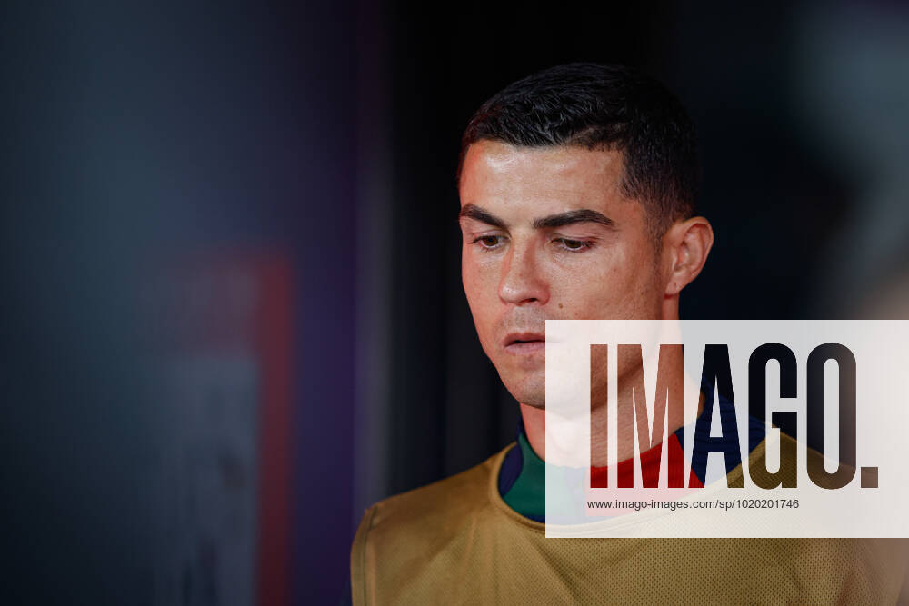 Morocco vs portugal DOHA, CA - 10.12.2022: MOROCCO VS PORTUGAL - CRISTIANO RONALDO of Portugal during the match between Morocco and Portugal, valid for the quarterfinals of the World Cup, held at Al Thumama Stadium in Doha, Qatar. (Photo: Rodolfo Buhrer La Imagem Fotoarena) x2309201x RodolfoxBuhrer