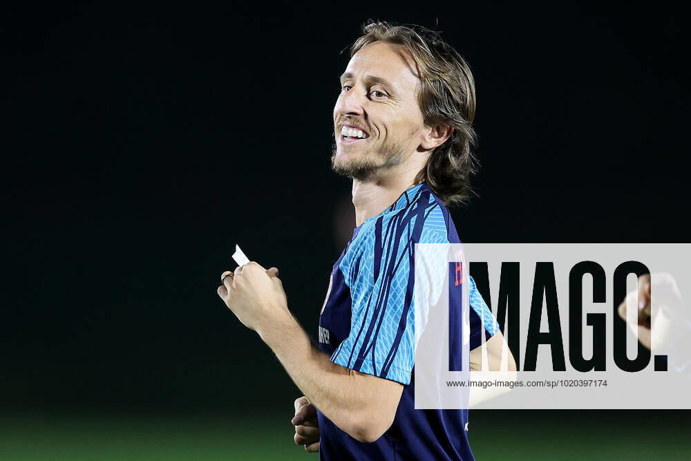Training of the Croatian national football team Luka Modric during the training of the Croatian national football team at Al Ersal 3 camp in Doha, Qatar on December 15, 2022. GoranxStanzl PIXSELL