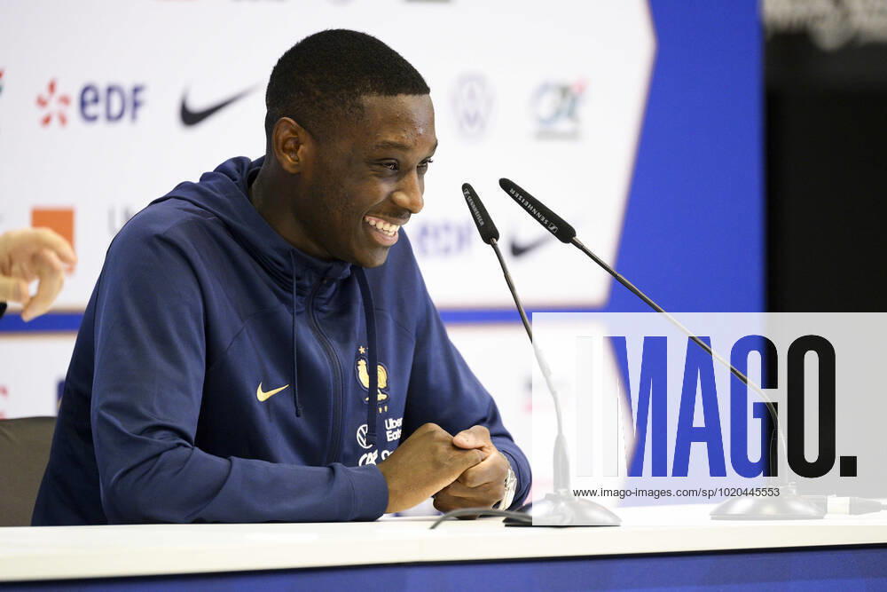 KOLO MUANI Randal (FRA) FOOTBALL : Conference de presse de l equipe de France - coupe du Monde Qatar 2022 - 16 12 2022 JBAutissier Panoramic
