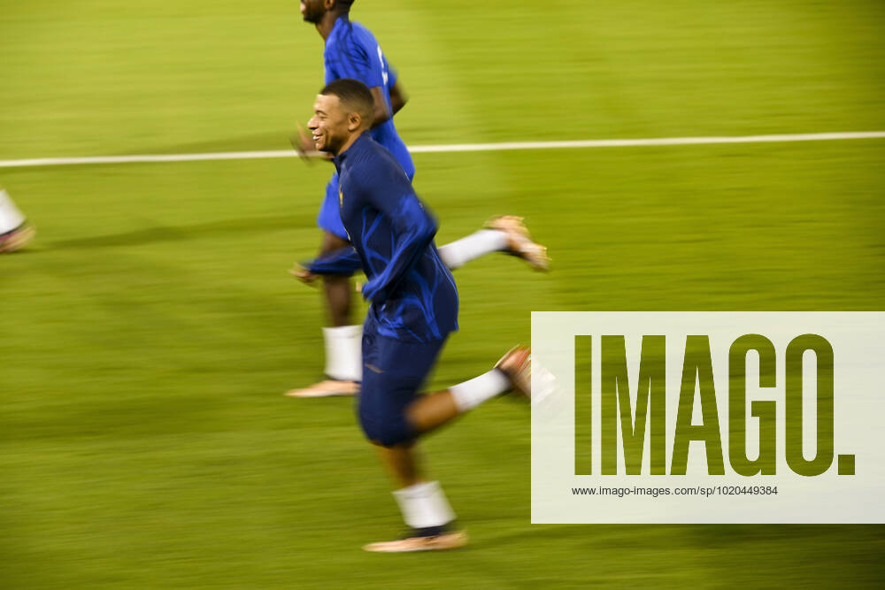 MBAPPE Kylian (FRA) FOOTBALL : Entrainement de l Equipe de France - coupe du Monde Qatar 2022 - 16 12 2022 JBAutissier Panoramic